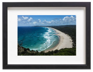 james-ratliff-framed-prints-byron-bay-black-frame