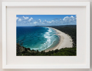 james-ratliff-framed-prints-byron-bay-white-frame