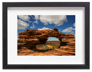 james-ratliff-framed-prints-natures-window-black-frame